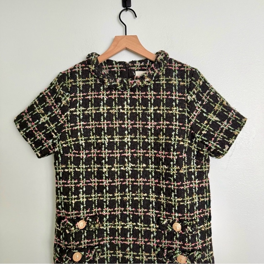 Tuckernuck Holly Tinsel Tweed Jackie Dress Sz M - Picture 5 of 11